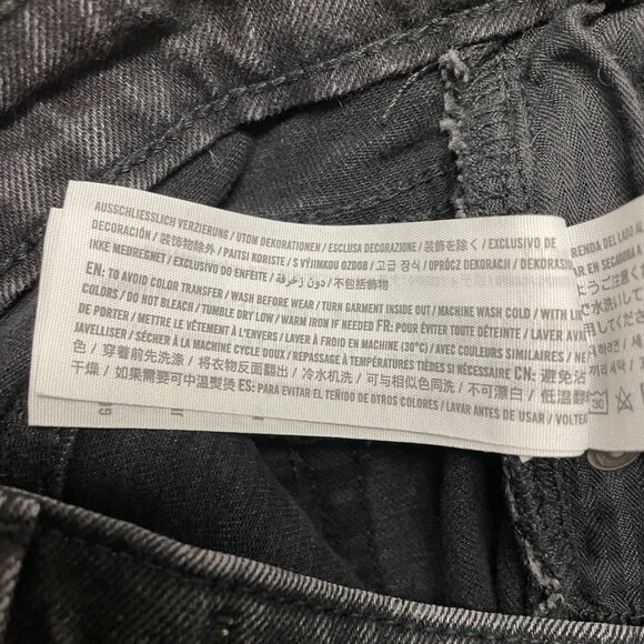 ABERCROMBIE & FITCH JEANS CURVE LOVE THE SKINNY HIGH RISE FRONT SEAM SLIT SZ 28 - Picture 8 of 11